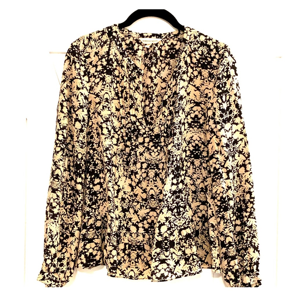 Rebecca Taylor - Floral Peplum Blouse